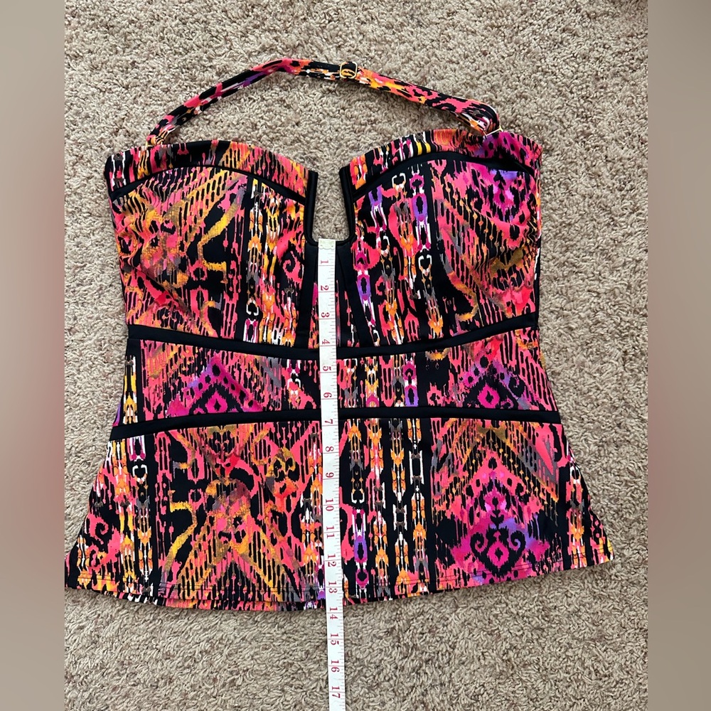 Island Escape colorful Tankini, size 14